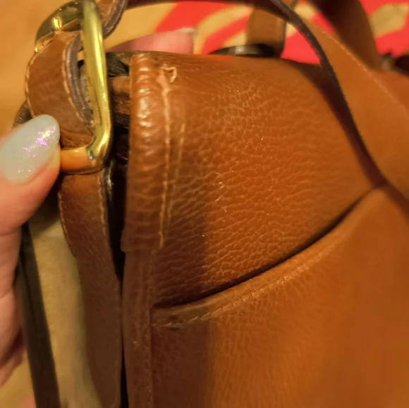 Valentino Brown Vintage Bag W Peeling Insoles